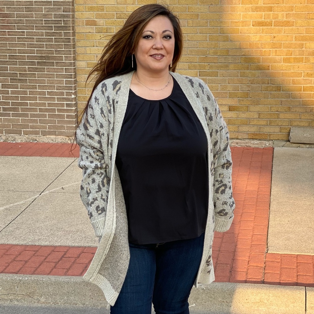 ✨PLUS SIZE Leopard Print Cardigan